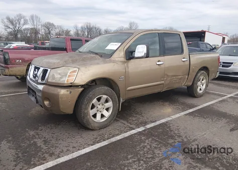2004 Nissan Titan Se из США, поврежденный, VIN 1N6AA07A84N569250